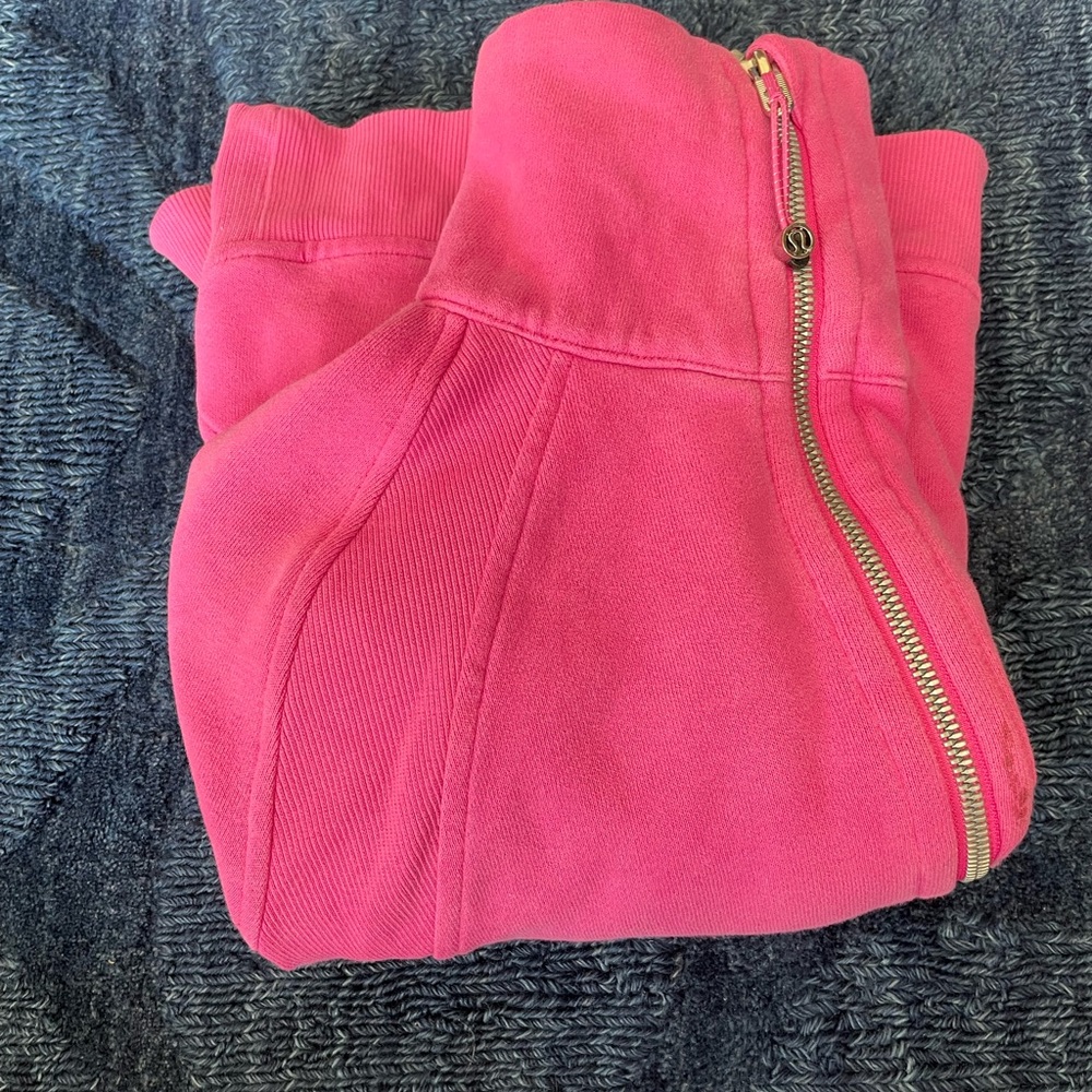Lululemon Sonic Pink Scuba Half-Zip Hoodie 🩷